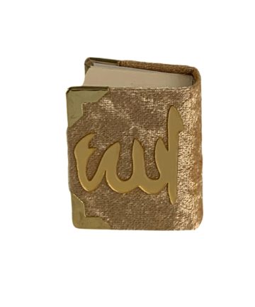 Mini Koran Gold mit Pleksi 5×5,5 cm
