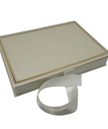 Luxusschokobox Creme  Gold